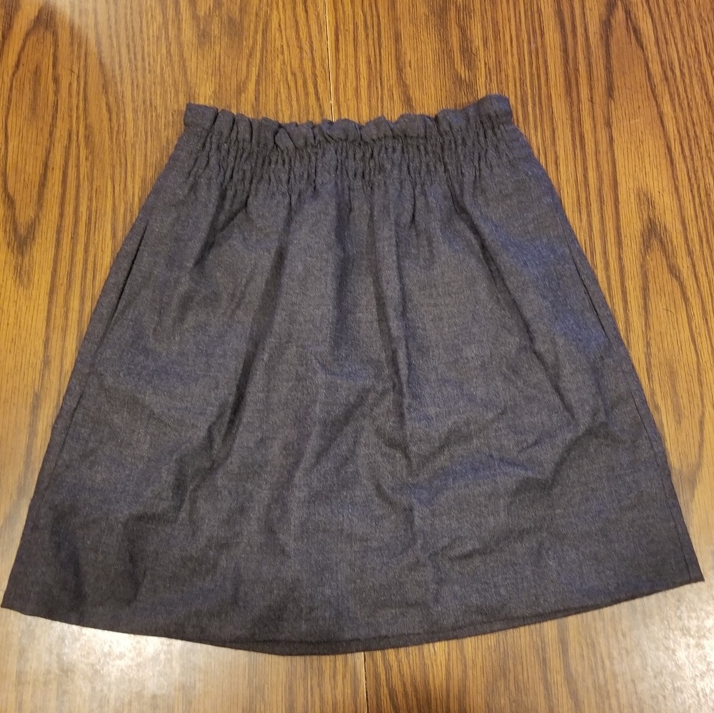 J. Crew Sidewalk Skirt Gray Size 0
